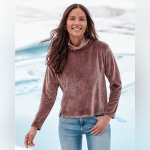 Garnet Hill Velvet Top